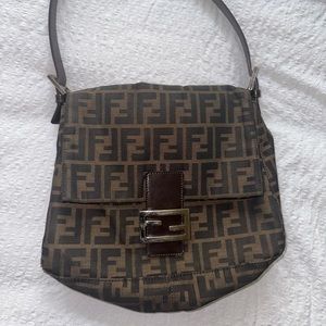 Fendi Zucca Baguette Bag
